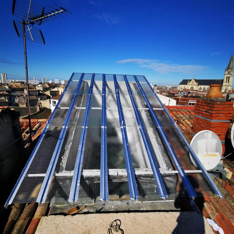 Rénovation complète de verrières extérieures